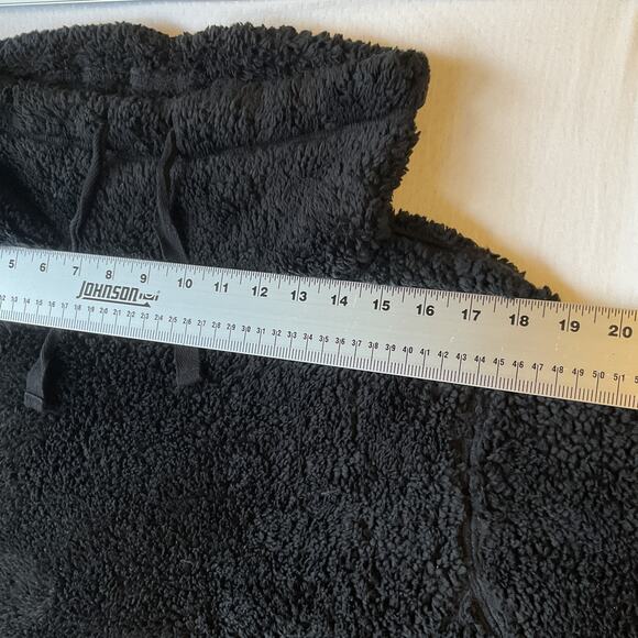 St. John's Bay Men Sweatshirt XXL Black Fleece Active Activewear Long Sleeve - Picture 3 of 9